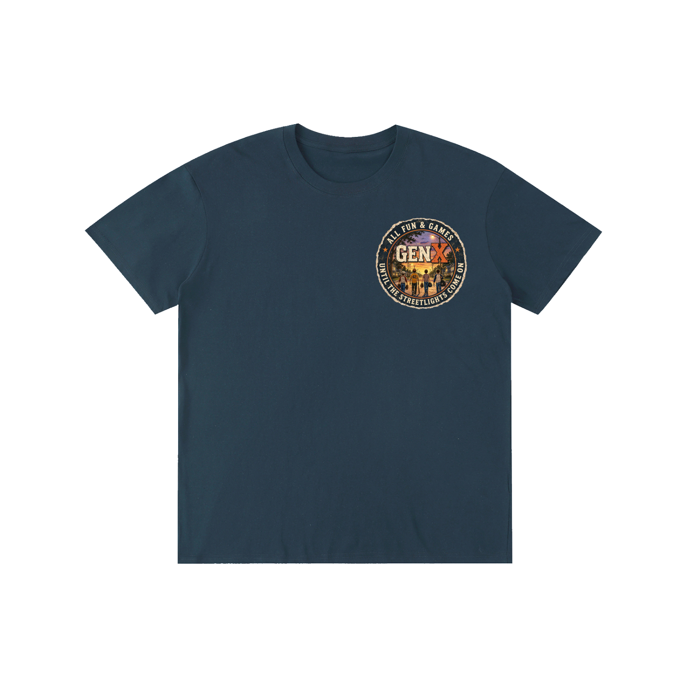 Gen X: Before Phones, We Had Streetlights! Pure Cotton Unisex T-Shirt