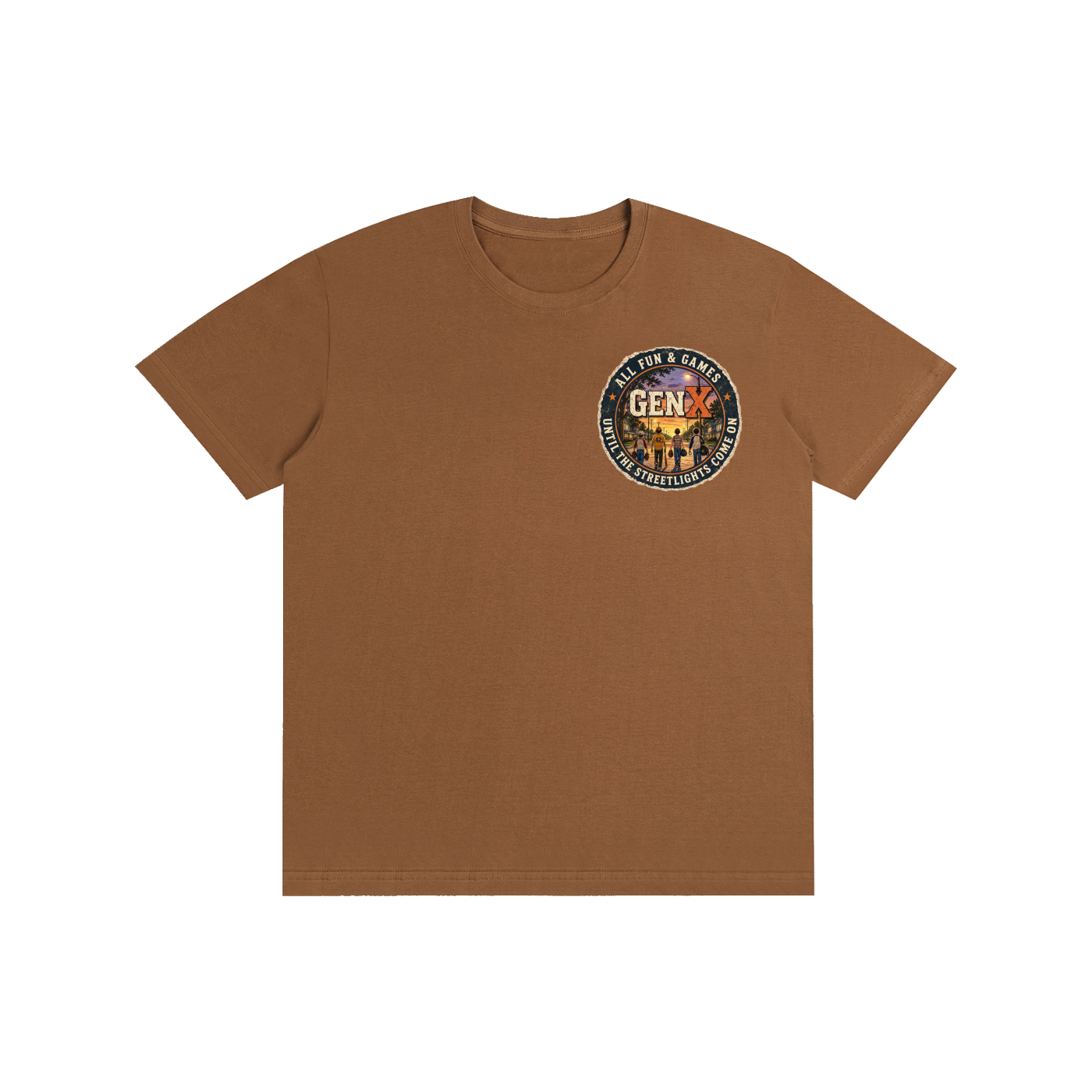 Gen X: Before Phones, We Had Streetlights! Pure Cotton Unisex T-Shirt
