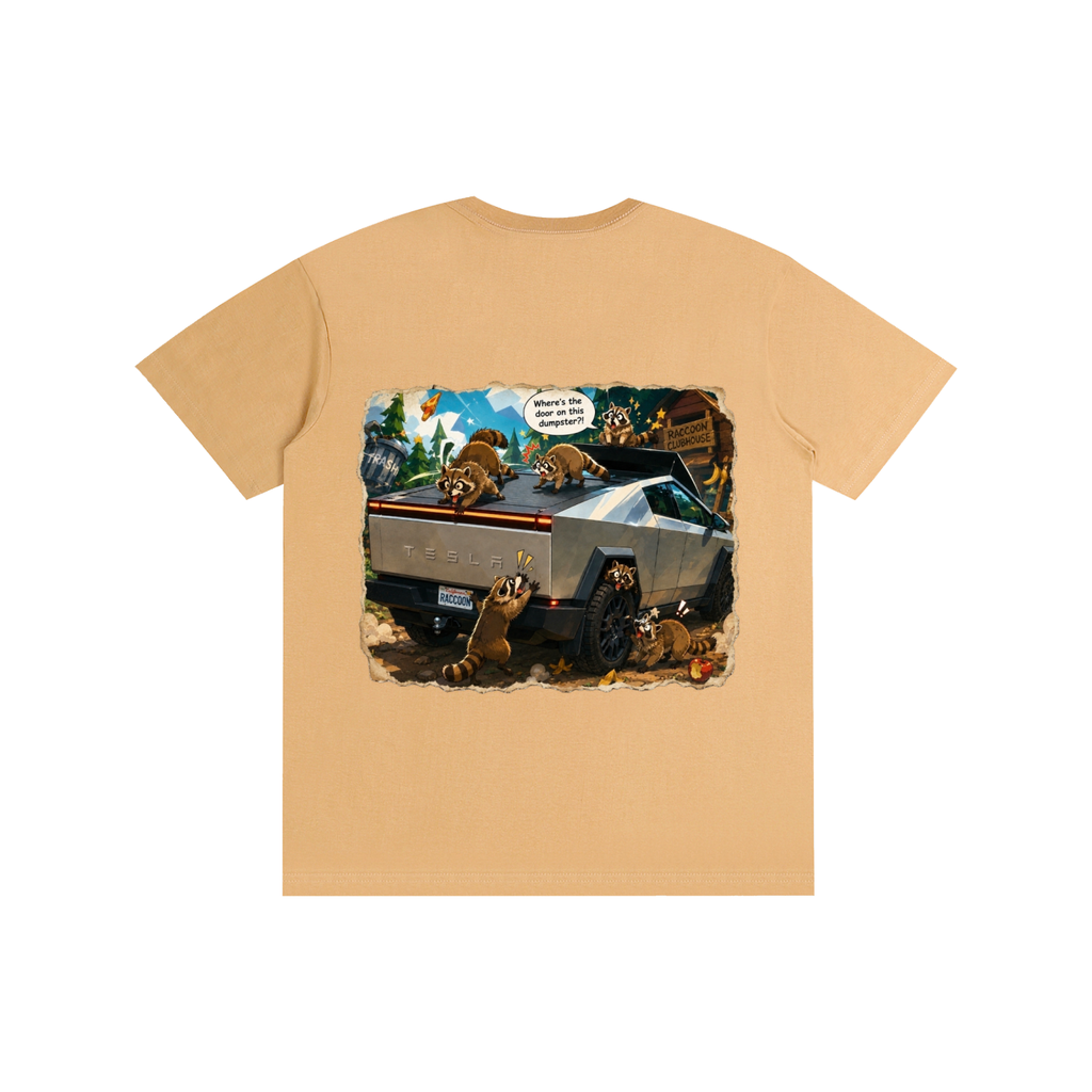 Elon's Trash Removal– Raccoon Pure Cotton Unisex T-Shirt