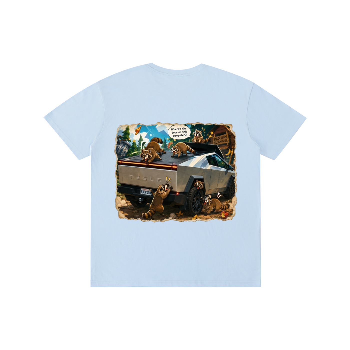 Elon's Trash Removal– Raccoon Pure Cotton Unisex T-Shirt