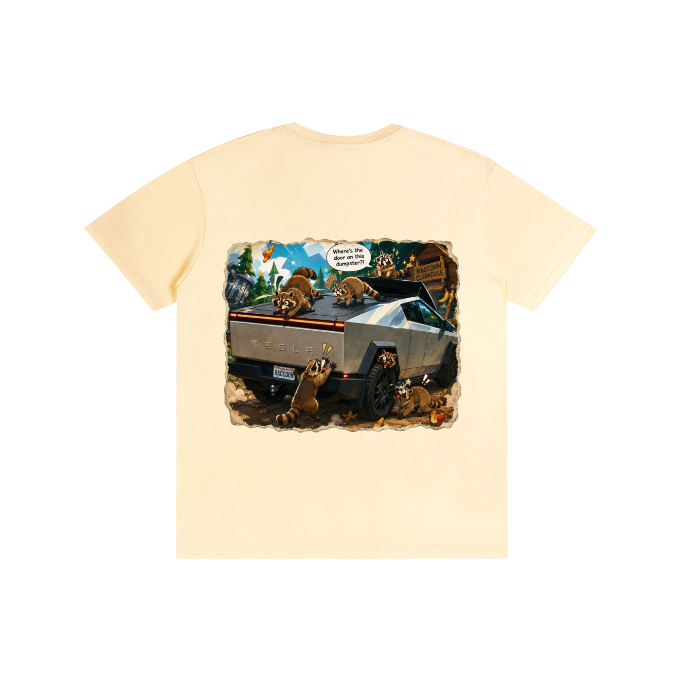Elon's Trash Removal– Raccoon Pure Cotton Unisex T-Shirt