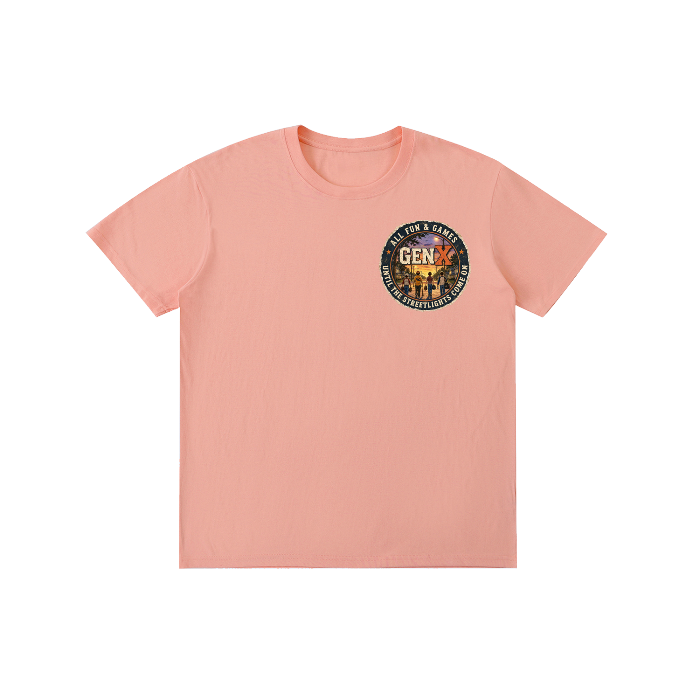 Gen X: Before Phones, We Had Streetlights! Pure Cotton Unisex T-Shirt