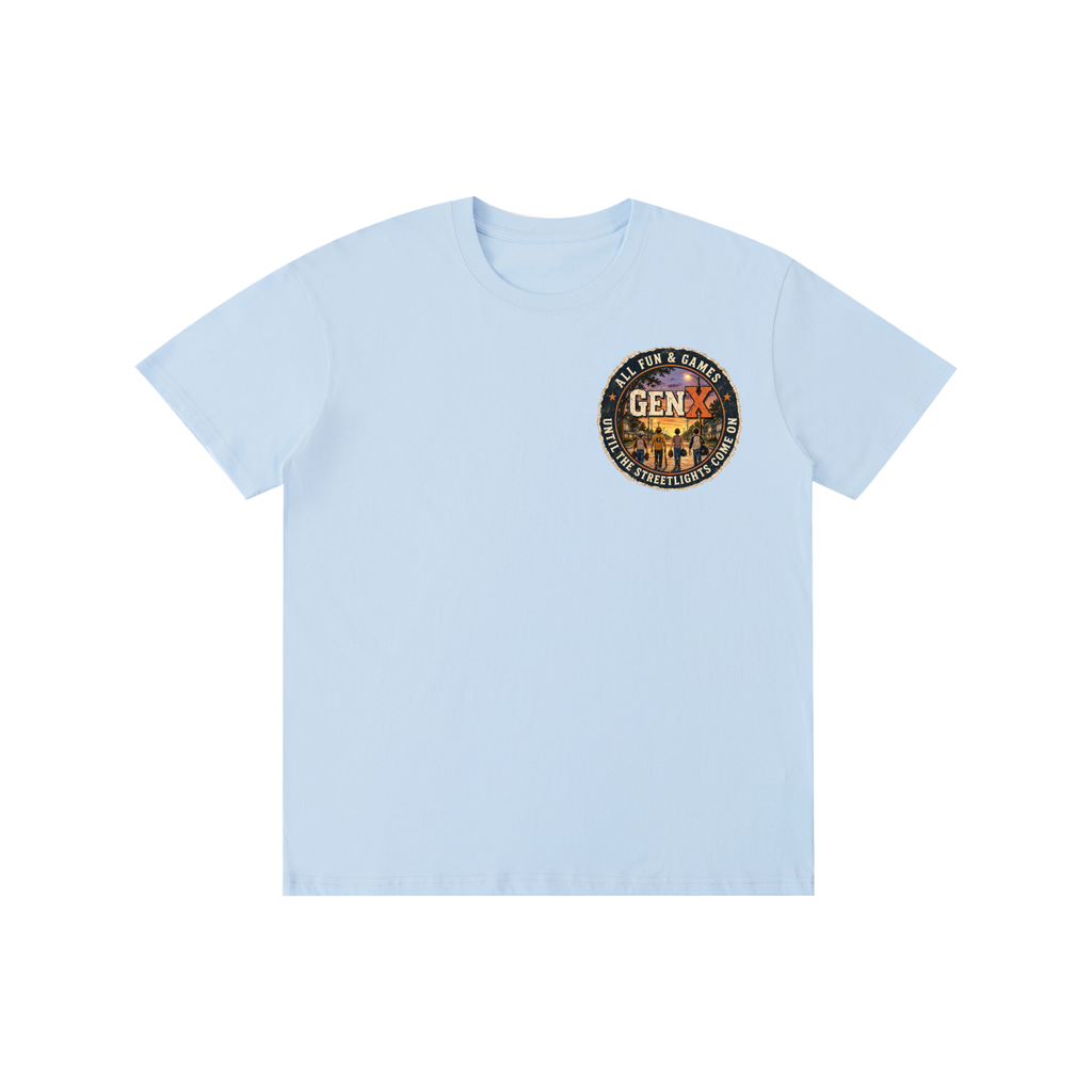 Gen X: Before Phones, We Had Streetlights! Pure Cotton Unisex T-Shirt