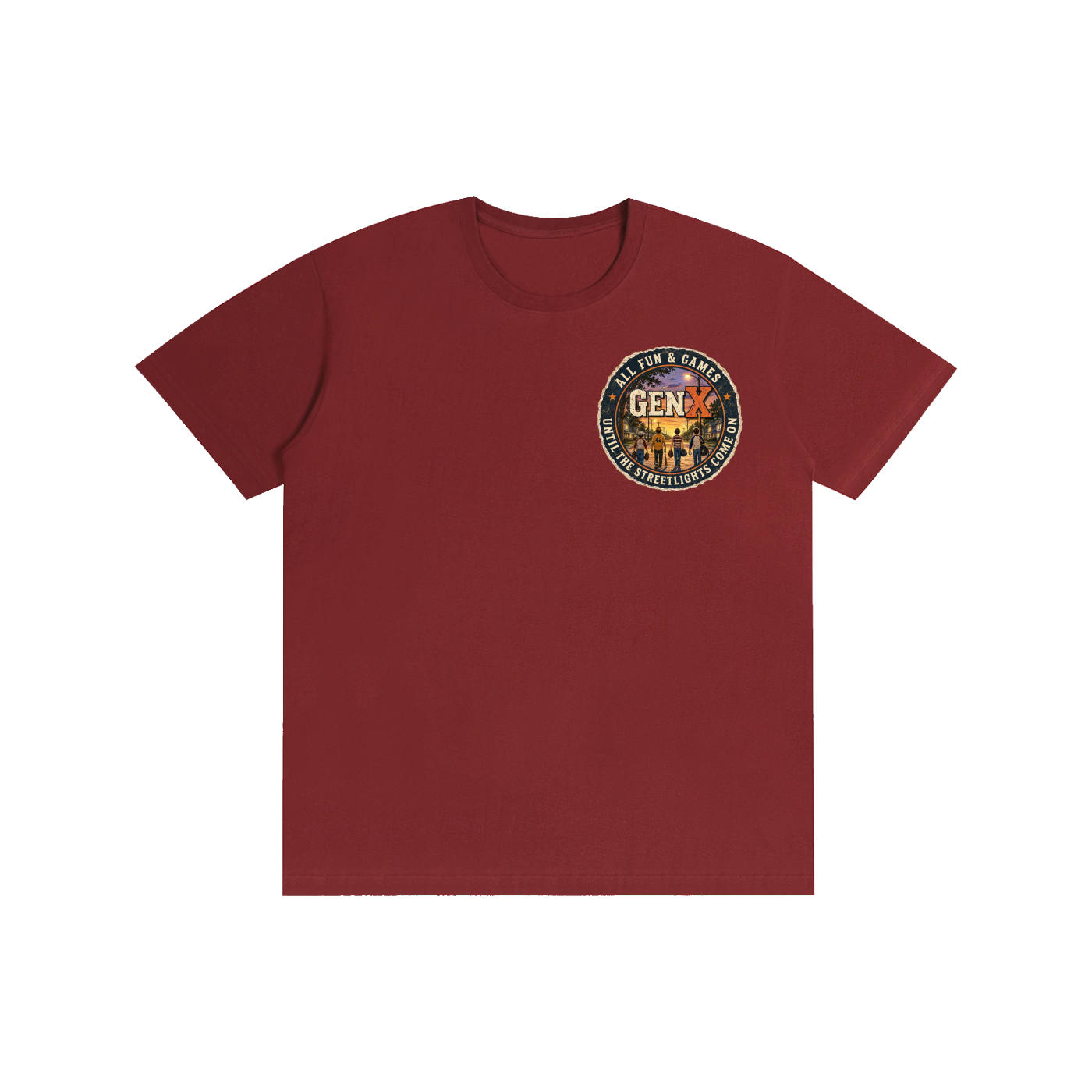 Gen X: Before Phones, We Had Streetlights! Pure Cotton Unisex T-Shirt