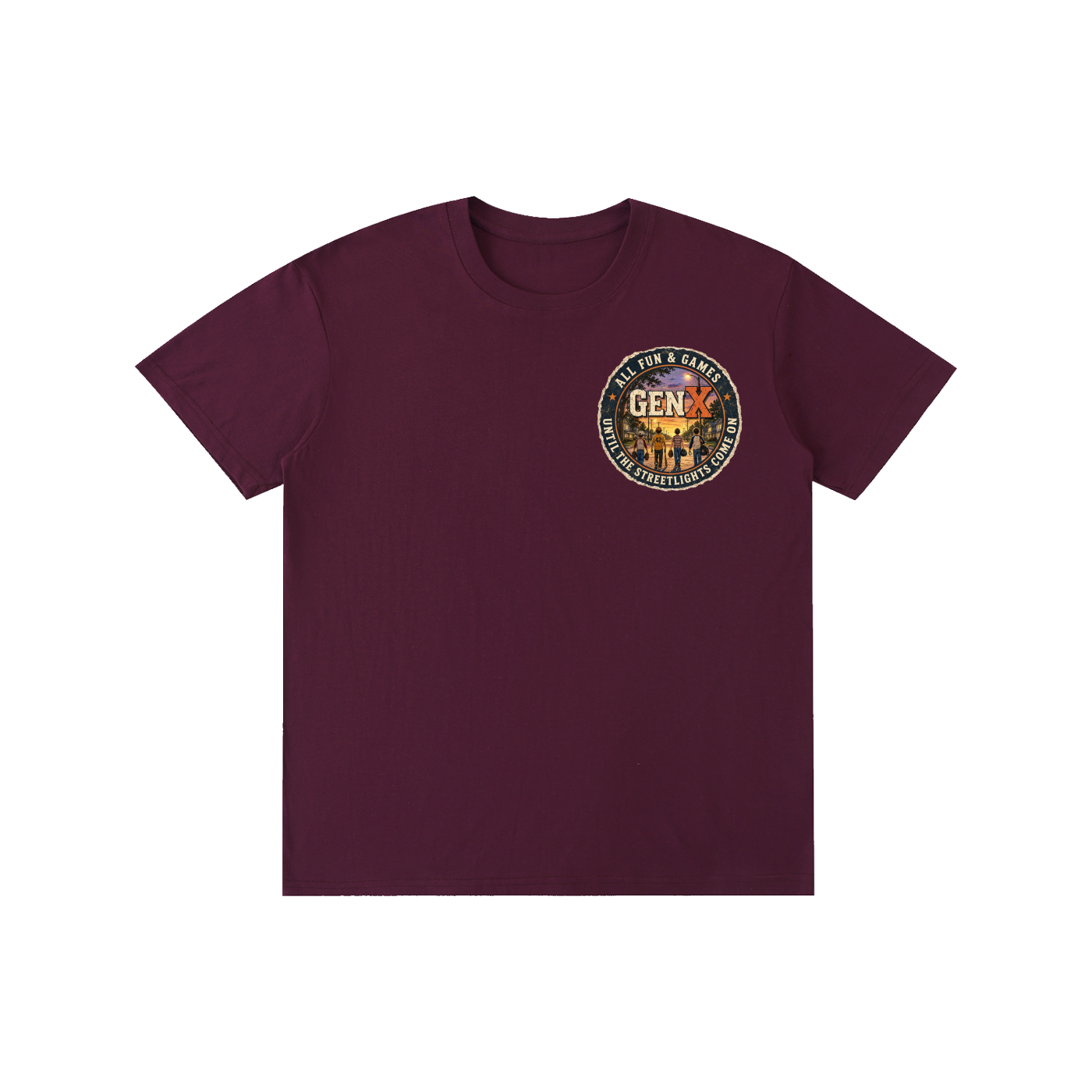 Gen X: Before Phones, We Had Streetlights! Pure Cotton Unisex T-Shirt