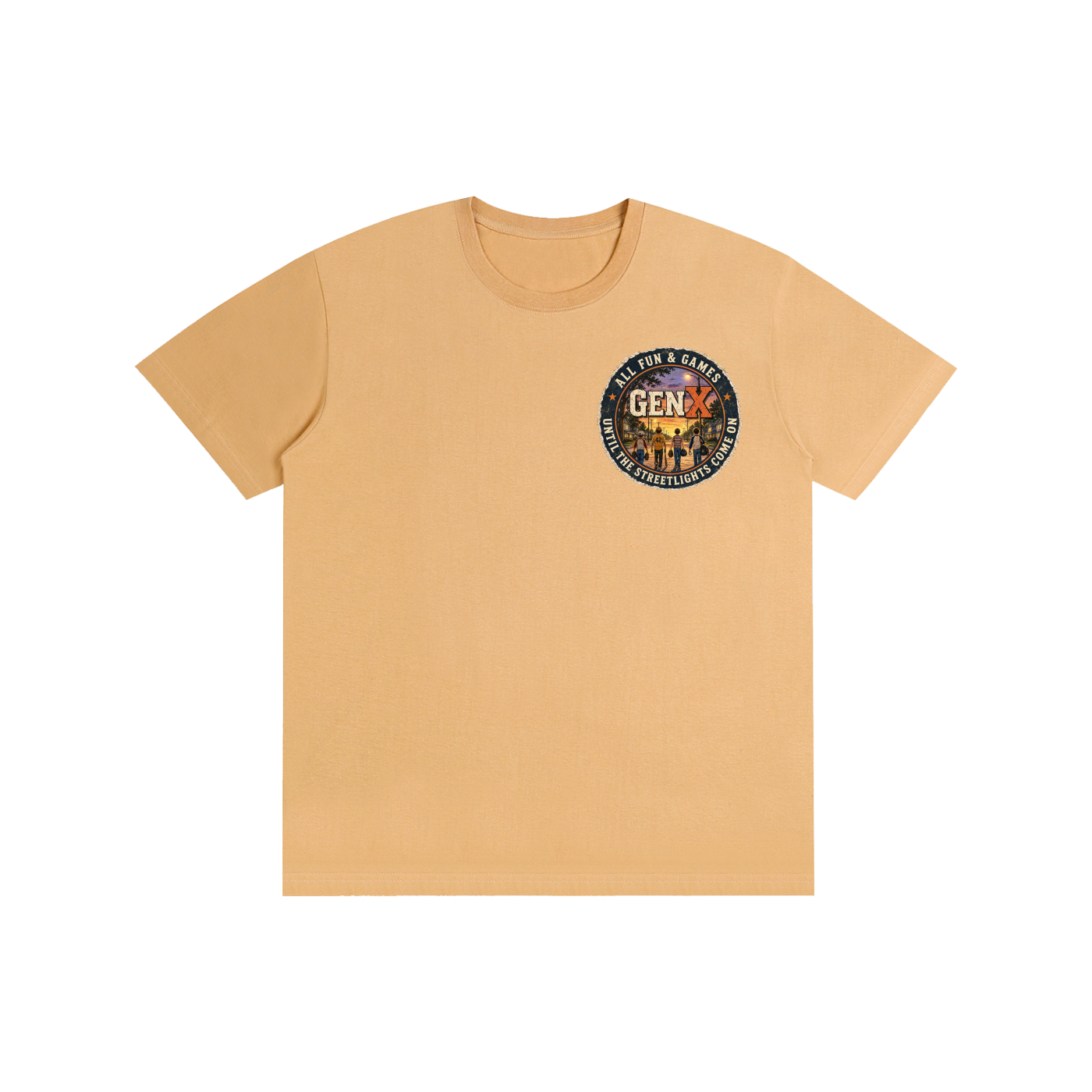 Gen X: Before Phones, We Had Streetlights! Pure Cotton Unisex T-Shirt