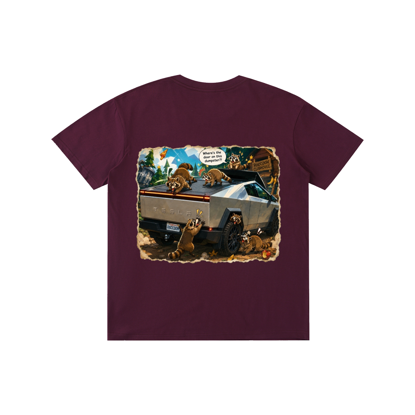 Elon's Trash Removal– Raccoon Pure Cotton Unisex T-Shirt