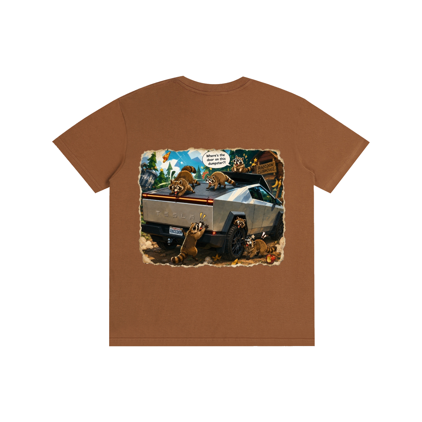 Elon's Trash Removal– Raccoon Pure Cotton Unisex T-Shirt
