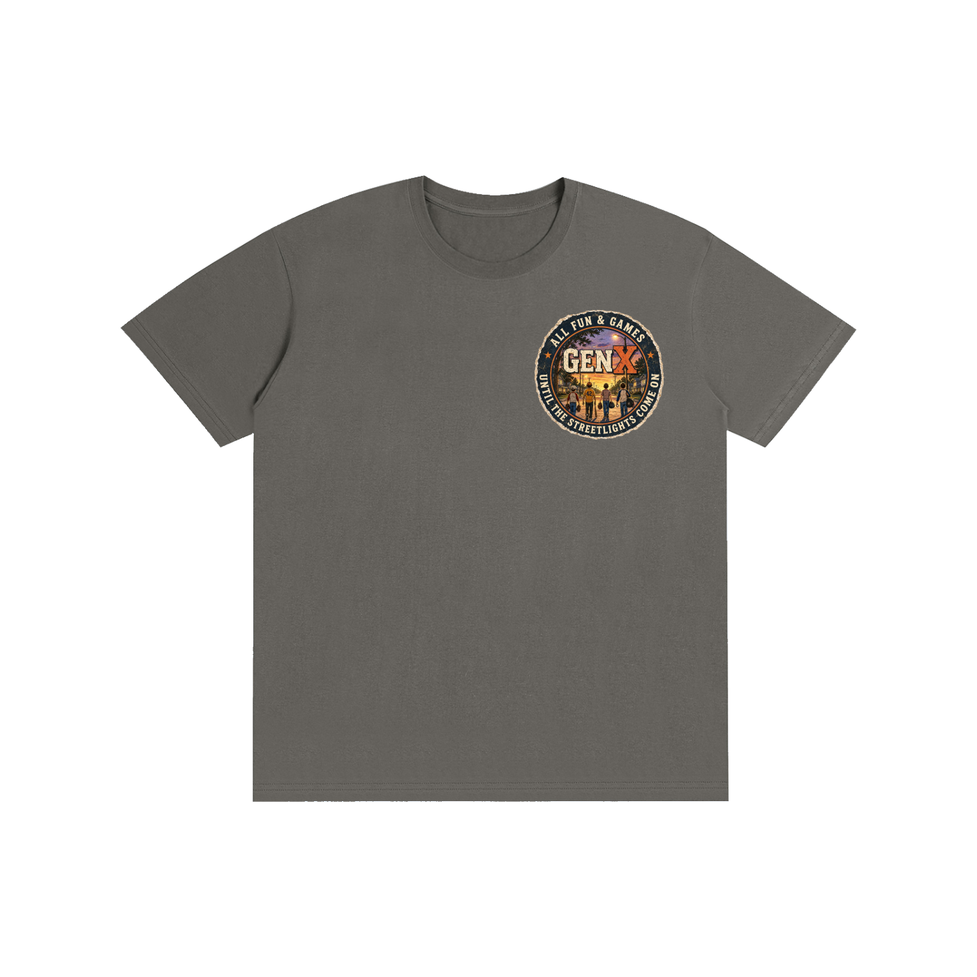 Gen X: Before Phones, We Had Streetlights! Pure Cotton Unisex T-Shirt