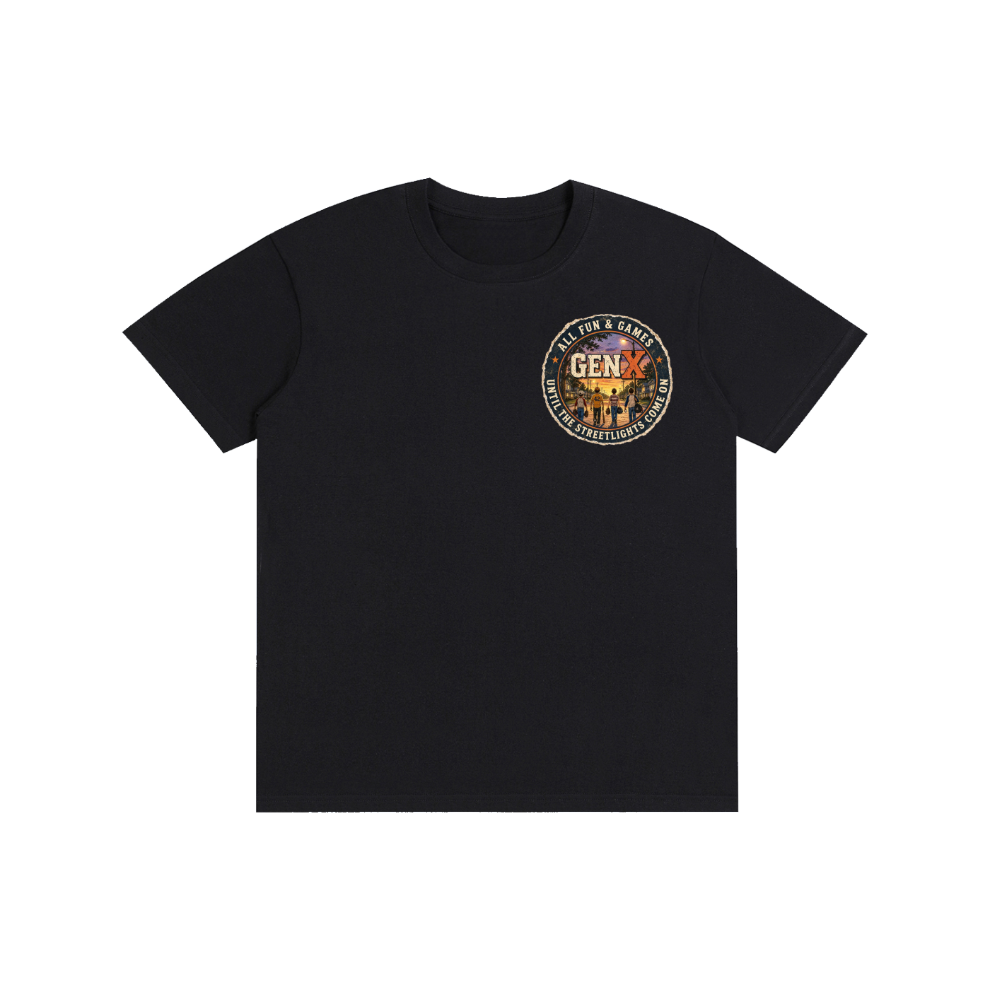 Gen X: Before Phones, We Had Streetlights! Pure Cotton Unisex T-Shirt