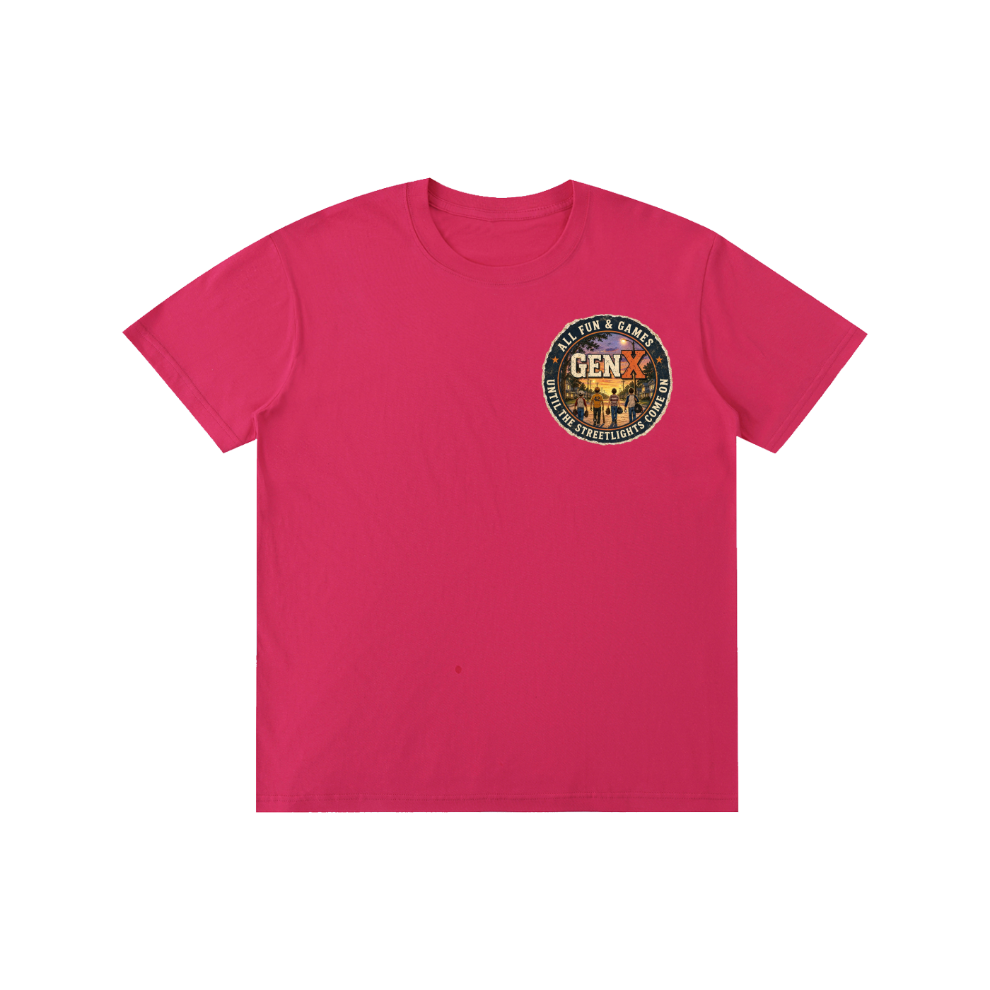 Gen X: Before Phones, We Had Streetlights! Pure Cotton Unisex T-Shirt