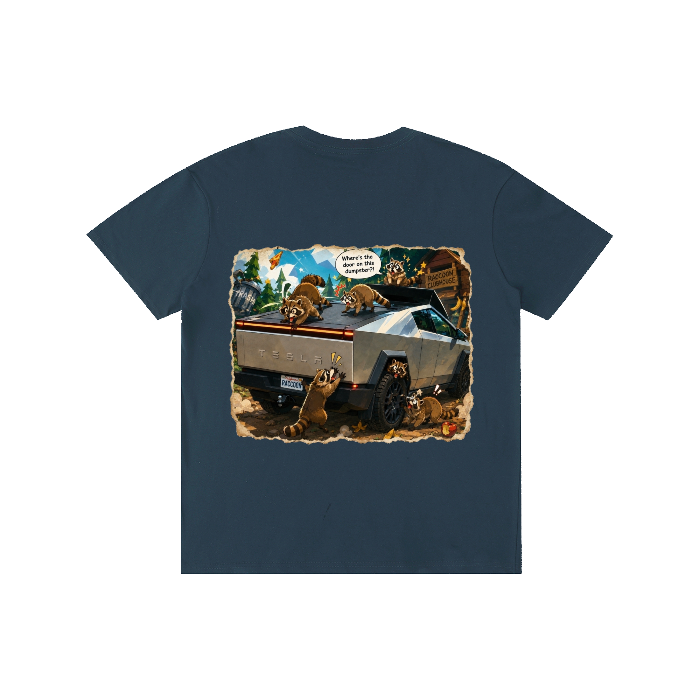 Elon's Trash Removal– Raccoon Pure Cotton Unisex T-Shirt