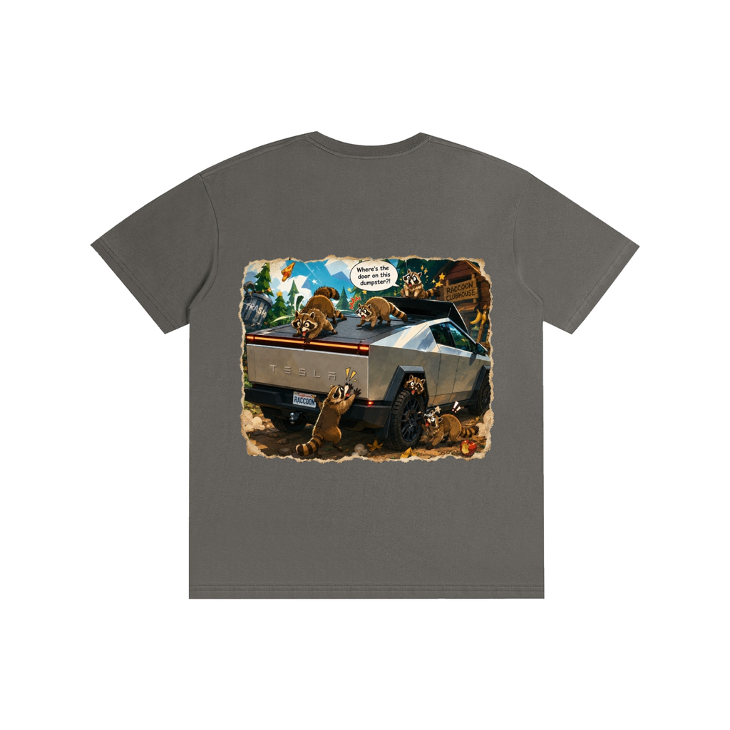Elon's Trash Removal– Raccoon Pure Cotton Unisex T-Shirt